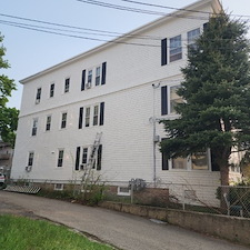 Multi Family Home Exterior Painting Lawrence, MA Rental Property 0